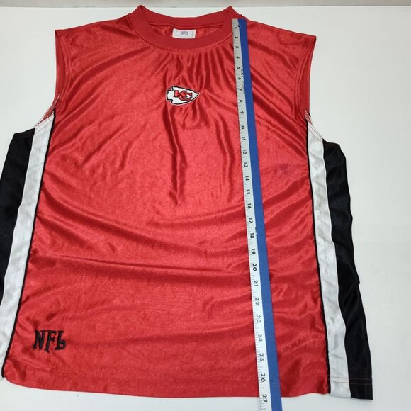 NFL Kansas City Chiefs Sleeveless Tank Top Embordered Logo NFL Chest 44" Measure - Picture 7 of 7